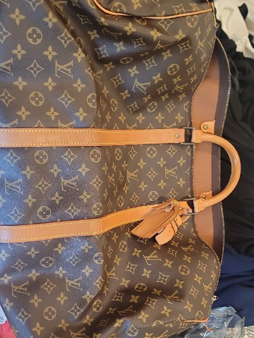 Beautiful Vintage Louis Vuitton Keepal 50 in original box W/key & lock - Picture 2 of 7